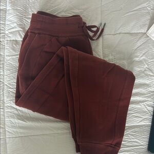 Lululemon Maroon Jogger Pants